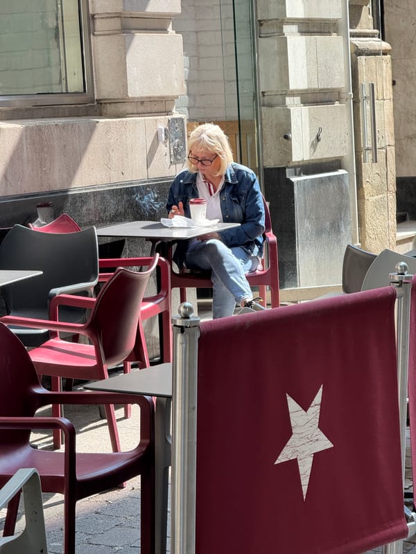 Cafe off Cross Street, Manchester