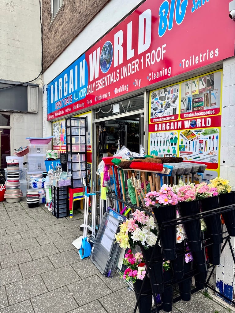 Unsightly Shop Spillage